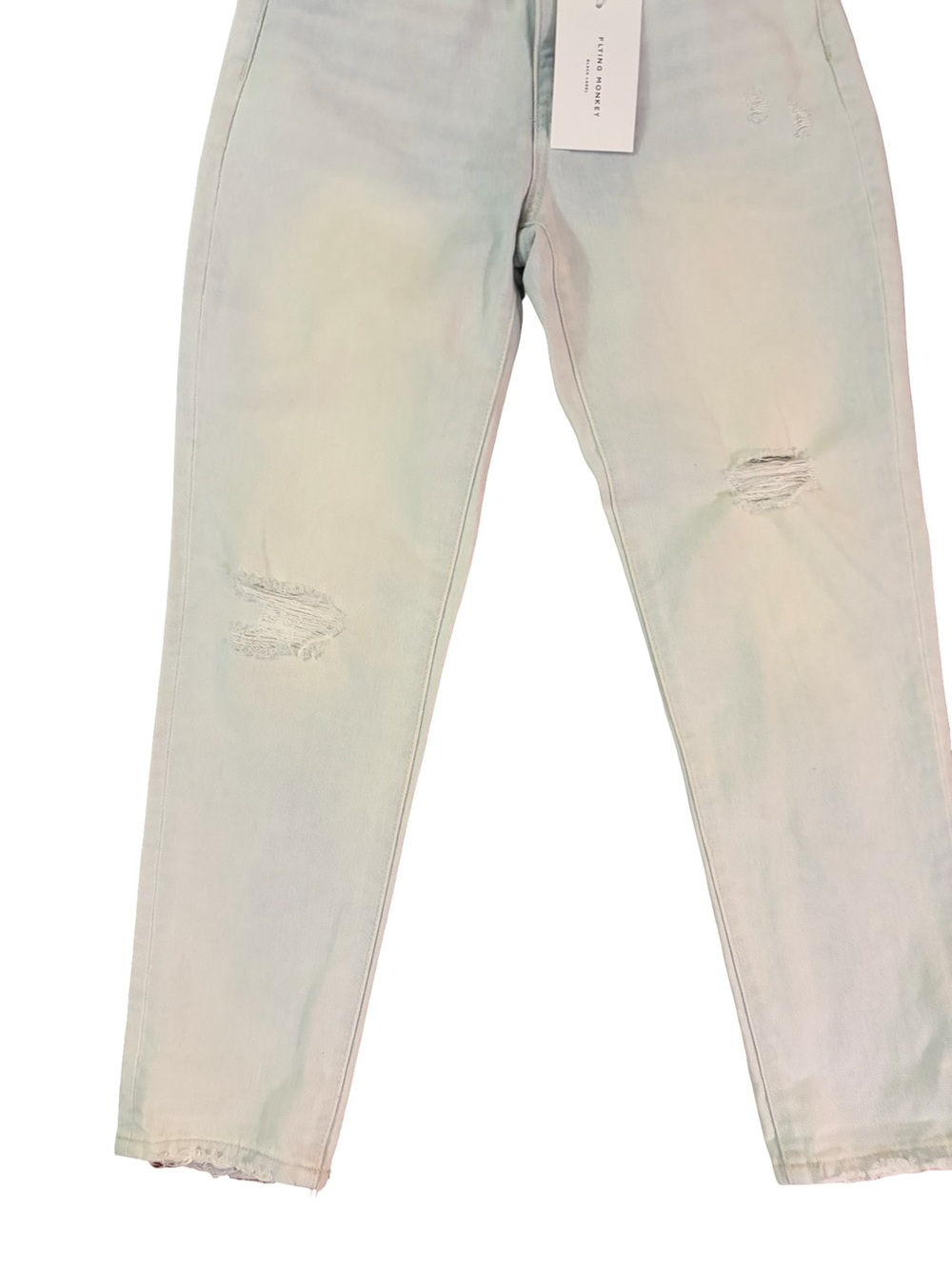 NWT Flying Monkey Black Label Reform High Rise Mom Jeans Light Wash Women’s 24 - Picture 5 of 10